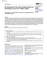 An Evaluation of the New Zealand SilverTech Smartphone Course for Older Adults