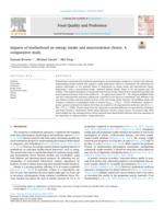 Impacts of motherhood on energy intake and macronutrient choice: A comparative study