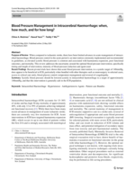 Blood Pressure Management in Intracerebral Haemorrhage: when, how much, and for how long?