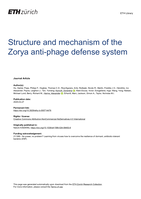 Structure and mechanism of the Zorya anti-phage defense system