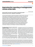 Improving the reporting of metagenomic virome-scale data
