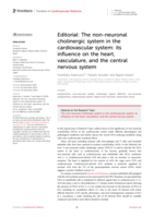 Editorial: The non-neuronal cholinergic system in the cardiovascular system: its influence on the heart, vasculature, and the central nervous system