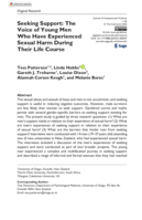 Seeking Support: The Voice of Young Men Who Have Experienced Sexual Harm During Their Life Course
