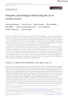 Empathy and Dialogue: Embracing the Art of Creative Review