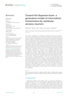 Toward the Bayesian brain: a generative model of information transmission by vestibular sensory neurons