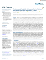 The Interannual Variability of Antarctic Fast-Ice Thickness in McMurdo Sound and Connections to Climate