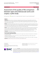 Assessment of the quality of life comparison between open and endovascular aortic arch surgery: a pilot study