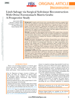 Limb Salvage via Surgical Soft-tissue Reconstruction With Ovine Forestomach Matrix Grafts: A Prospective Study
