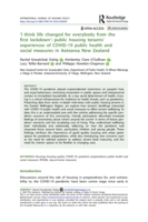 'I think life changed for everybody from the first lockdown': public housing tenants’ experiences of COVID-19 public health and social measures in Aotearoa New Zealand