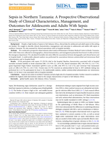 Sepsis in northern Tanzania: a prospective observational study of clinical characteristics, management, and outcomes for adolescents and adults with sepsis