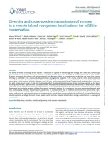 Diversity and cross-species transmission of viruses in a remote island ecosystem: implications for wildlife conservation