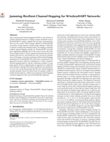 Jamming-Resilient Channel Hopping for WirelessHART Networks
