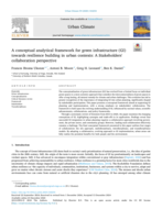 A conceptual analytical framework for green infrastructure (GI) towards resilience building in urban contexts: a stakeholders' collaboration perspective