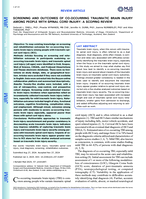 Screening and outcomes of co-occurring traumatic brain injury among people with spinal cord injury: a scoping review