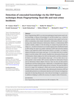 Detection of concealed knowledge via the ERP-based technique Brain Fingerprinting: Real-life and real-crime incidents