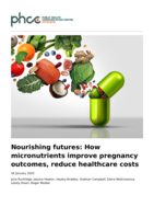 Nourishing futures: How micronutrients improve pregnancy outcomes, reduce healthcare costs