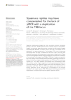 Squamate reptiles may have compensated for the lack of γδTCR with a duplication of the TRB locus