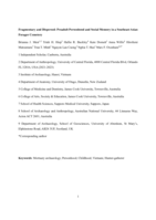 Fragmentary and dispersed : Preadult personhood and social memory in a Southeast Asian forager cemetery