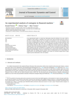 An experimental analysis of contagion in financial markets