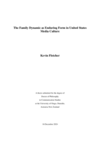 The family dynamic as enduring form in United States media culture