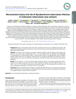 Micronutrient status and risk of Mycobacterium tuberculosis infection in Indonesian tuberculosis case contacts