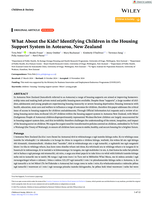 What About the Kids? Identifying Children in the Housing Support System in Aotearoa, New Zealand
