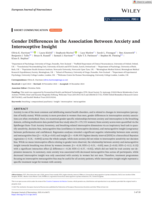 Gender Differences in the Association Between Anxiety and Interoceptive Insight