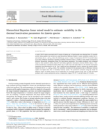 Hierarchical Bayesian linear mixed model to estimate variability in the thermal inactivation parameters for Listeria species