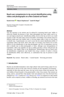 Beach user competencies in rip current identification using videos and photographs on a New Zealand surf beach