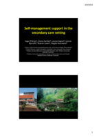 Self-management support in the secondary care setting