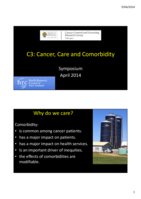 Cancer, Care and Comorbidity