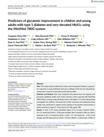 Predictors of glycaemic improvement in children and young adults with type 1 diabetes and very elevated HbA1c using the MiniMed 780G system