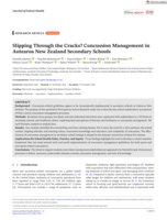 Slipping Through the Cracks? Concussion Management in Aotearoa New Zealand Secondary Schools