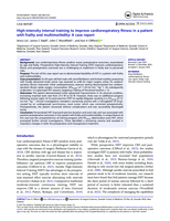 High-intensity interval training to improve cardiorespiratory fitness in a patient with frailty and multimorbidity: A case report
