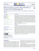 Physical activity to prevent older adult falls: an Aotearoa New Zealand approach