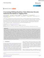 Overcoming Shifting Baselines: Paleo-Behaviour Reveals Industrial Revolution as Tipping Point