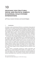 Designing for structural, social and political viability in national-scale systemic interventions