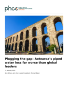 Plugging the gap: Aotearoa's piped water loss far worse than global leaders