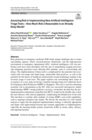 Assessing Risk in Implementing New Artificial Intelligence Triage Tools - How Much Risk is Reasonable in an Already Risky World?