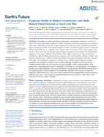 Empirical Models of Shallow Groundwater and Multi‐Hazard Flood Forecasts as Sea‐Levels Rise
