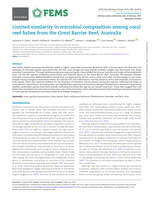 Limited similarity in microbial composition among coral reef fishes from the Great Barrier Reef, Australia