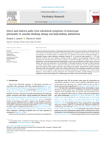 Direct and indirect paths from subclinical symptoms of schizotypal personality to suicidal thinking among non-help-seeking adolescents
