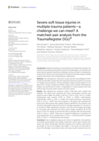Severe soft tissue injuries in multiple trauma patients—a challenge we can meet? A matched-pair analysis from the TraumaRegister DGU