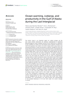 Ocean warming, icebergs, and productivity in the Gulf of Alaska during the Last Interglacial