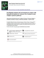 Investigating animals and environments in contact with leptospirosis patients in Aotearoa New Zealand reveals complex exposure pathways