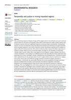 Temporality and justice in mining impacted regions