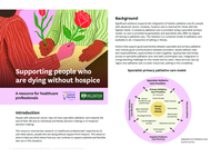 Supporting people who are dying without hospice: A resource for health professionals