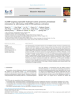 cGAMP-targeting injectable hydrogel system promotes periodontal restoration by alleviating cGAS-STING pathway activation