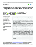 Investigation of a broad-spectrum micronutrient formulation as a possible precipitant of pharmacokinetic micronutrient-drug interactions