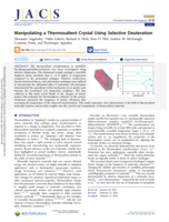 Manipulating a Thermosalient Crystal Using Selective Deuteration